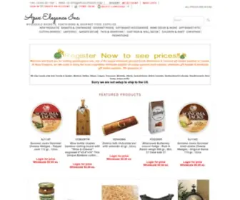 Apexelegance.com(Wholesale Gift basket supplier) Screenshot