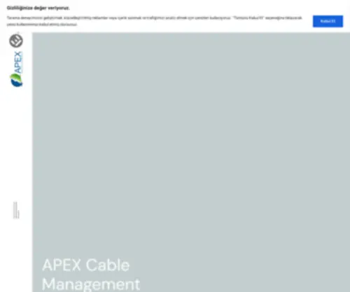 Apexelektrik.com(Ağır Hizmet Tipi Kablo Kanalları) Screenshot