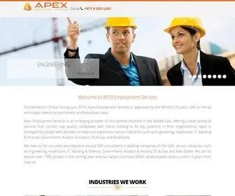 Apexes.ae(Employment Services) Screenshot