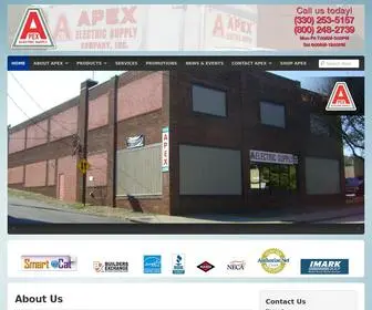 Apexesupply.com(Apex Electric Supply Company Inc) Screenshot