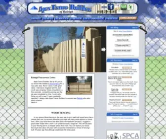 Apexfencebuilders.com(This Raleigh) Screenshot