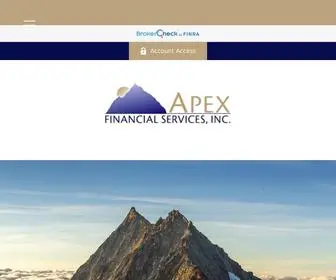 Apexfinancial.com(Apex Financial Services) Screenshot