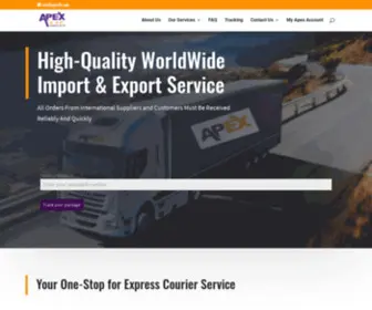 Apexfte.com(Apex FTE Worldwide Express) Screenshot
