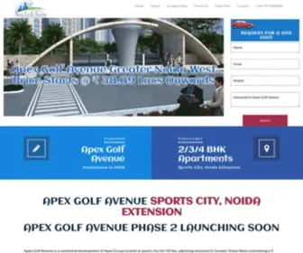 Apexgolfavenue.net.in(Apex Group) Screenshot