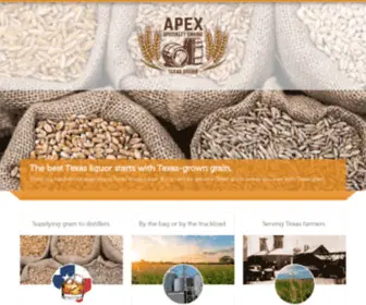 Apexgrain.com(Apex Specialty Grains) Screenshot