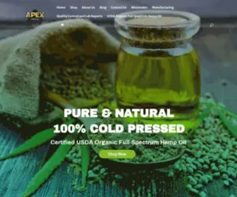 Apexhempoil.com(Apex Hemp Oil) Screenshot