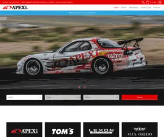 Apexi.com(APEXi USA) Screenshot