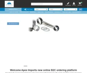 Apeximports.com.au(Home) Screenshot