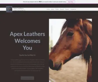 Apexleathers.net(Apex Leathers l Exporter of Saddle) Screenshot