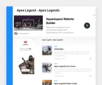 Apexlegend.org(Apex Legend) Screenshot