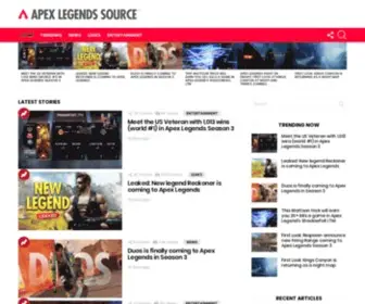 Apexlegendssource.com(Apex Legends Source) Screenshot