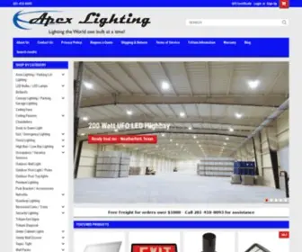 Apexlighting.net(Apex Lighting LLC) Screenshot