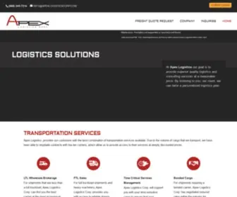 Apexlogisticscorp.com(Logistics Services) Screenshot