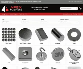 Apexmagnets.com(Apex Magnets) Screenshot