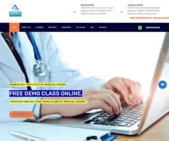 Apexmedi.com(Medical coding institute) Screenshot