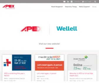 Apexmedicalcorp.com(Wellell-Changing and saving lives with digital well-being) Screenshot