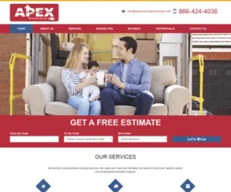 Apexmovingandstorage.info(Apex Moving and Storage) Screenshot