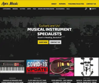 Apexmusicshop.co.uk(Apex Music Shop Electric & Acoustic Guitar specialists of Reading) Screenshot