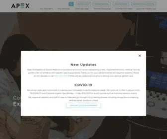 Apexorthokc.com(Apex Orthopedics) Screenshot