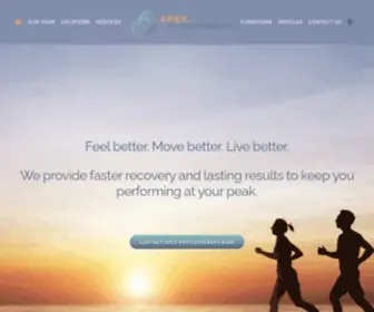 Apexphysio.com.au(Apex Physiotherapy Clinic & Pilates) Screenshot