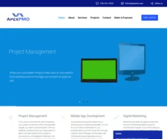 Apexpmo.com(IT Project Management and Development Agency California) Screenshot