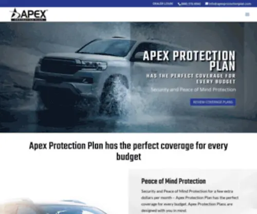 Apexprotectionplan.com(Web Hosting Services Crafted with Care) Screenshot