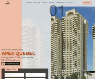 Apexquebec.net.in(Apex Quebec) Screenshot