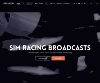 Apexracingtv.com(Sim Racing Broadcasts On iRacing Live By Apex Racing TV) Screenshot