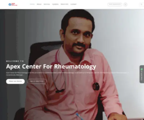 Apexrheumatology.com(Apex Center for Rheumatology) Screenshot