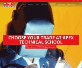 Apexschool.com(Apex Technical School) Screenshot