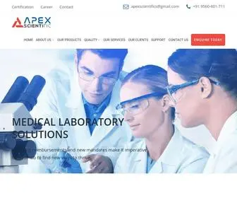 Apexscientific.in(Apex scientific) Screenshot