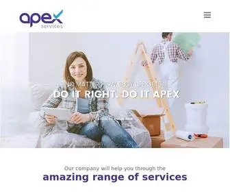 Apexservices.ae(Apex services) Screenshot