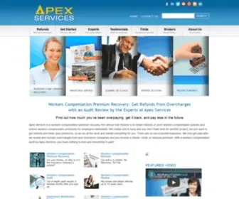 Apexservices.com(Workers Compensation Premium Recovery) Screenshot