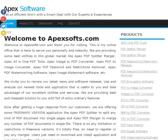 Apexsofts.com(Apex PDF Splitter Merger) Screenshot