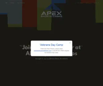 Apexsportscamps.com(Sports Camp) Screenshot