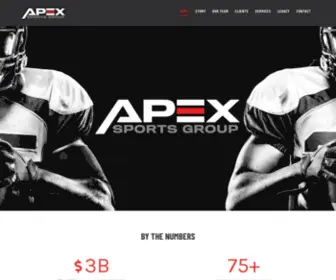 Apexsportsgrp.com(Representing Professional Athletes) Screenshot