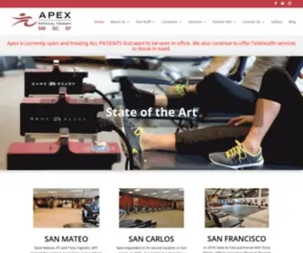 Apextherapy.net(Apex Physical Therapy & Sports Medicine) Screenshot