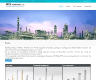 Apexthermocon.com(Thermowell manifold value) Screenshot