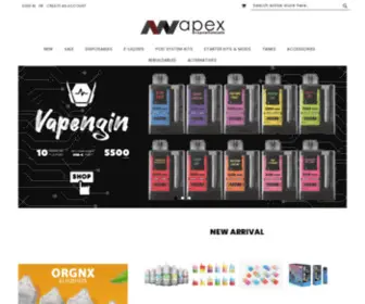 Apexvapewholesale.com(Wholesale vape supplies) Screenshot