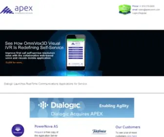 Apexvoice.com(Interactive Voice Response) Screenshot