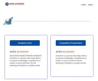 Apexxacademy.com(Apex Academy) Screenshot