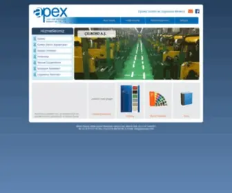 Apexyapi.com(Apex Yapı Kimyasalları Sanayi ve Ticaret A.Ş) Screenshot