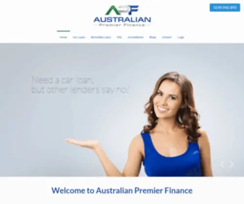 APFC.com.au(Australian Premier Finance) Screenshot