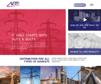 APF.com(All-Pro Fasteners) Screenshot