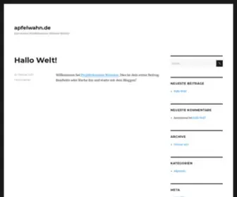 Apfelwahn.de(Datenbankfehler) Screenshot