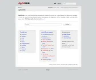 Apfelwiki.de(Key) Screenshot