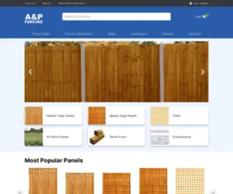 Apfencing.co.uk(A&P Fencing) Screenshot