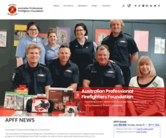 APFF.org.au(Home of the Australian Professional Firefighters Association) Screenshot