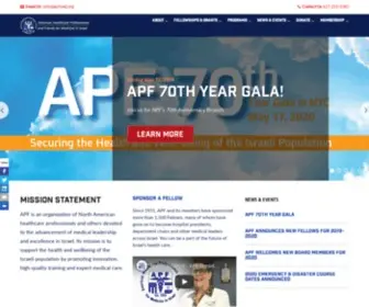 Apfmed.org(American Physicians and Friends) Screenshot