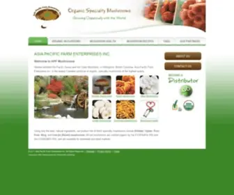 Apforganic.com(Asia Pacific Farms) Screenshot